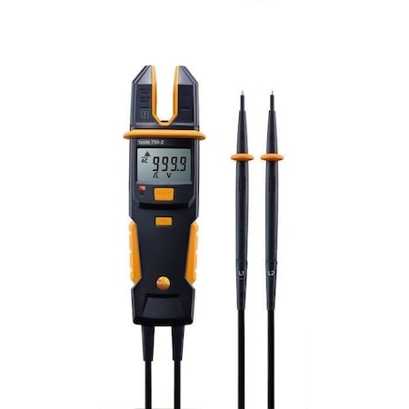 Testo 755-2 Current/Voltage Tester W/Phase Rotation And Single Probe Voltage Detection 0590 7552